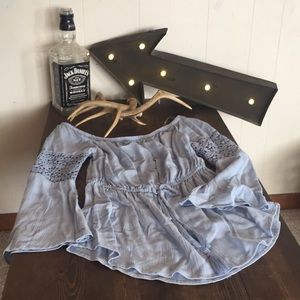 Boho off the shoulder top